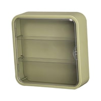 Bothyi - Vitrina De Acrílico Transparente A Prueba De Polvo Para Figuritas Coleccionables Vasos De Chupito Verde