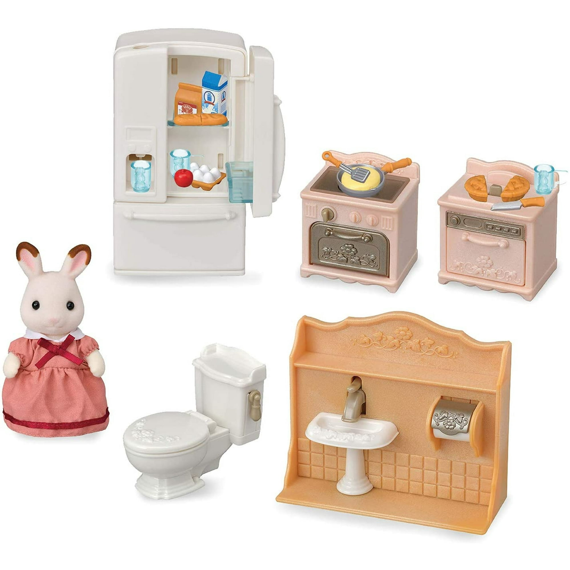 Set De Muebles Para Muñecas Ternurines Calico Critters Sylvanian Families