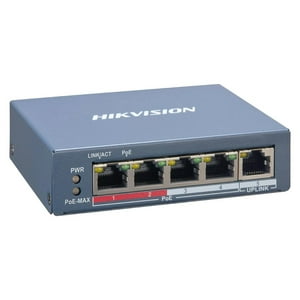Switch Administrable Hikvision 5 Puertos Ds-3E1105P-Ei/M Poe Gris