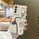 thumbnail image 1 of 3D Cute Cartoom Duck Wrist Band Holder Stand Bracket Case For Samsung Galaxy S23 Ultra S22 Ultra S21 FE S20 Plus S10 Plus S9 Plus A53 A33 A73 5G Shockproof Cover, 1 of 3
