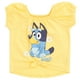 thumbnail image 2 of Camiseta Y Falda Outfit Para Niñas Pequeñas Amarillo azul 4t, 2 of 3