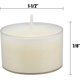 thumbnail image 5 of Vela Stonebriar Pack 192 unidades 8 h de combustión blanca sin aroma, 5 of 7