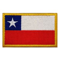 Genérico - Parche Uniforme Tactico Bandera De Chile
