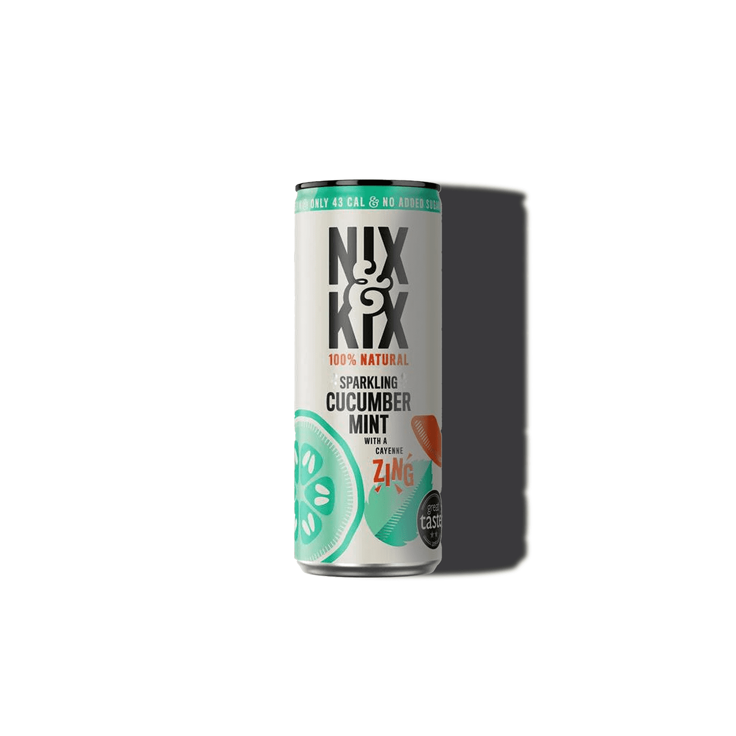 Agua Saborizada Pepino Y Menta Nix & Kix - 250 Ml
