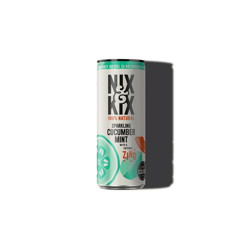 Agua Saborizada Pepino Y Menta Nix & Kix - 250 Ml