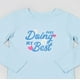 thumbnail image 3 of Polera Niña Kids M/L Glitter Celeste Corona, 3 of 5