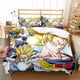 thumbnail image 1 of Anime Dragon-Ball Bedding Set,Goku Duvet Cover,Duvet Comforter Quilt Cover Set Super Saiyan Bedding Set For Adult Kids Children Bed Sheets, 1 of 5