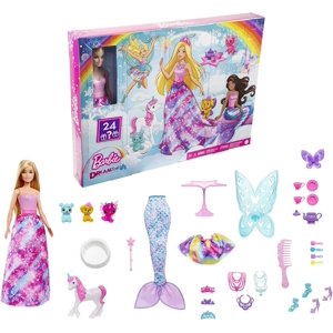 Barbie Dreamtopia Caja Sorpresa De Cuento De Hadas Con Muñeca Barbie Y 24 Regalos Que Incluyen Cuento De Hadas