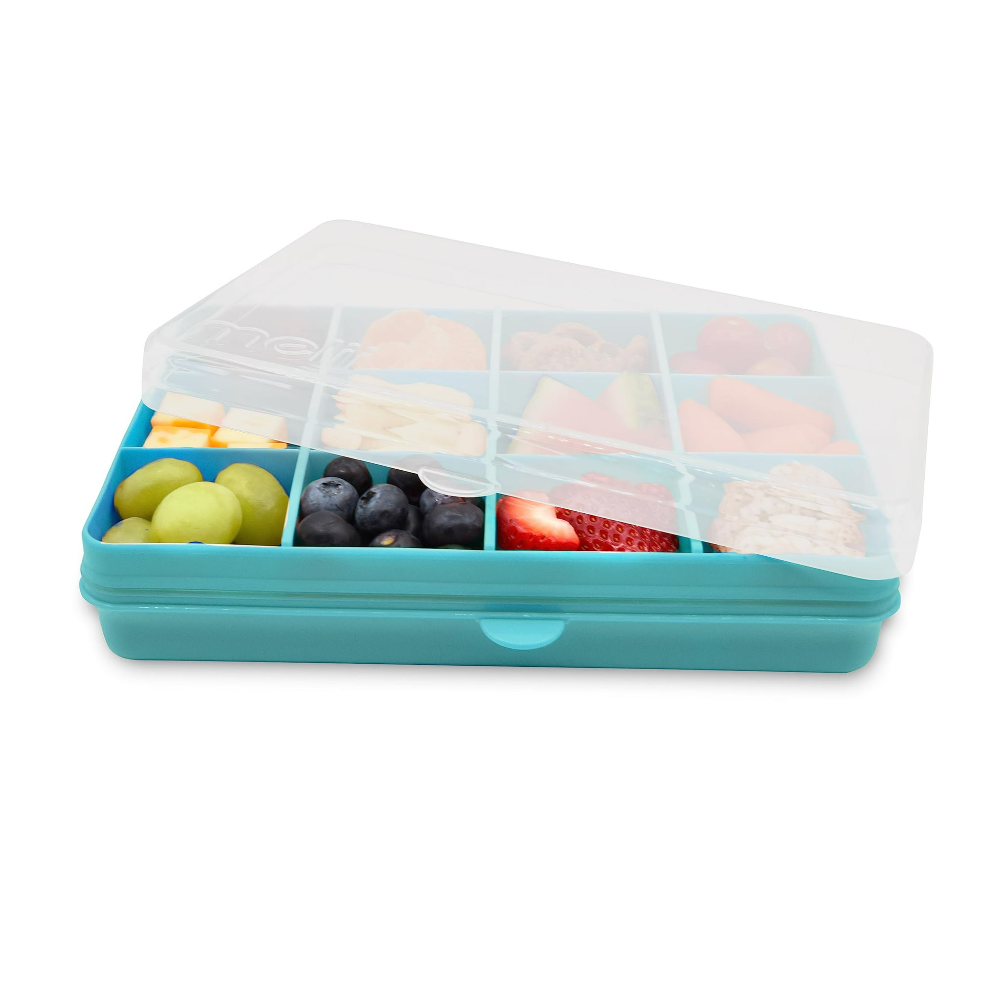 Melii - Caja Contenedora Para Snacks Color Azul