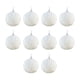 thumbnail image 1 of 10 Piezas De Bolas De Navidad Para Decorar Regalos, Bricolaje, Para Graduación, Cumpleaños, Hogar, Color Blanco, 1 of 2