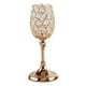 thumbnail image 4 of Candelero De Cristal Candelero Votivo Dorado Para Evento De Aniversario M, 4 of 5