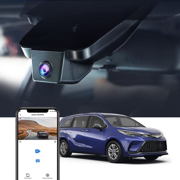 Cámara de marcha FITCAMX 4K WiFi para Toyota Sienna 2021‑2026 64 GB