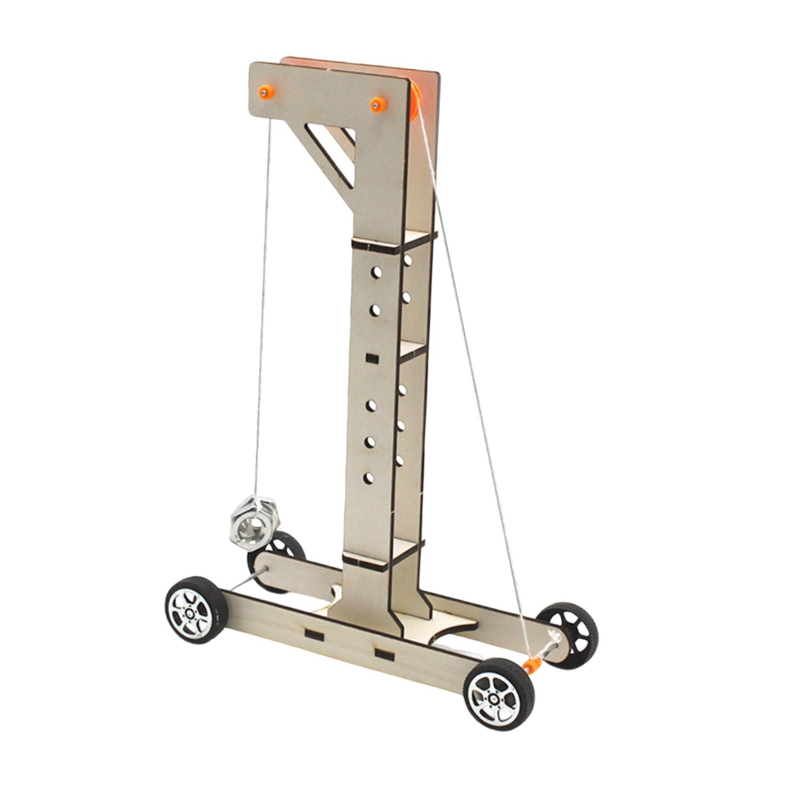 Magideal - Juguete Tecnológico, Kit De Bloques De Construcción De Madera, Material De Juego De Simulación, Kit Científico, Modelo De Coche De Gravedad Para Niños