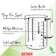 thumbnail image 2 of Vaso medidor Simax Glass, 1000 ml, 32 oz, vidrio de borosilicato, 2 of 7