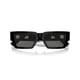 thumbnail image 2 of Gafas de sol Versace unisex con montura negra y lentes gris oscuro de 54 mm, 2 of 3