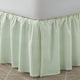 thumbnail image 4 of Falda Para Cama Individual Home De Algodón Verde Con Volantes, 4 of 5