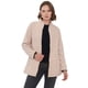 thumbnail image 1 of Chaqueta Muler Polar Aplicación Quilt Beige Corona, 1 of 5