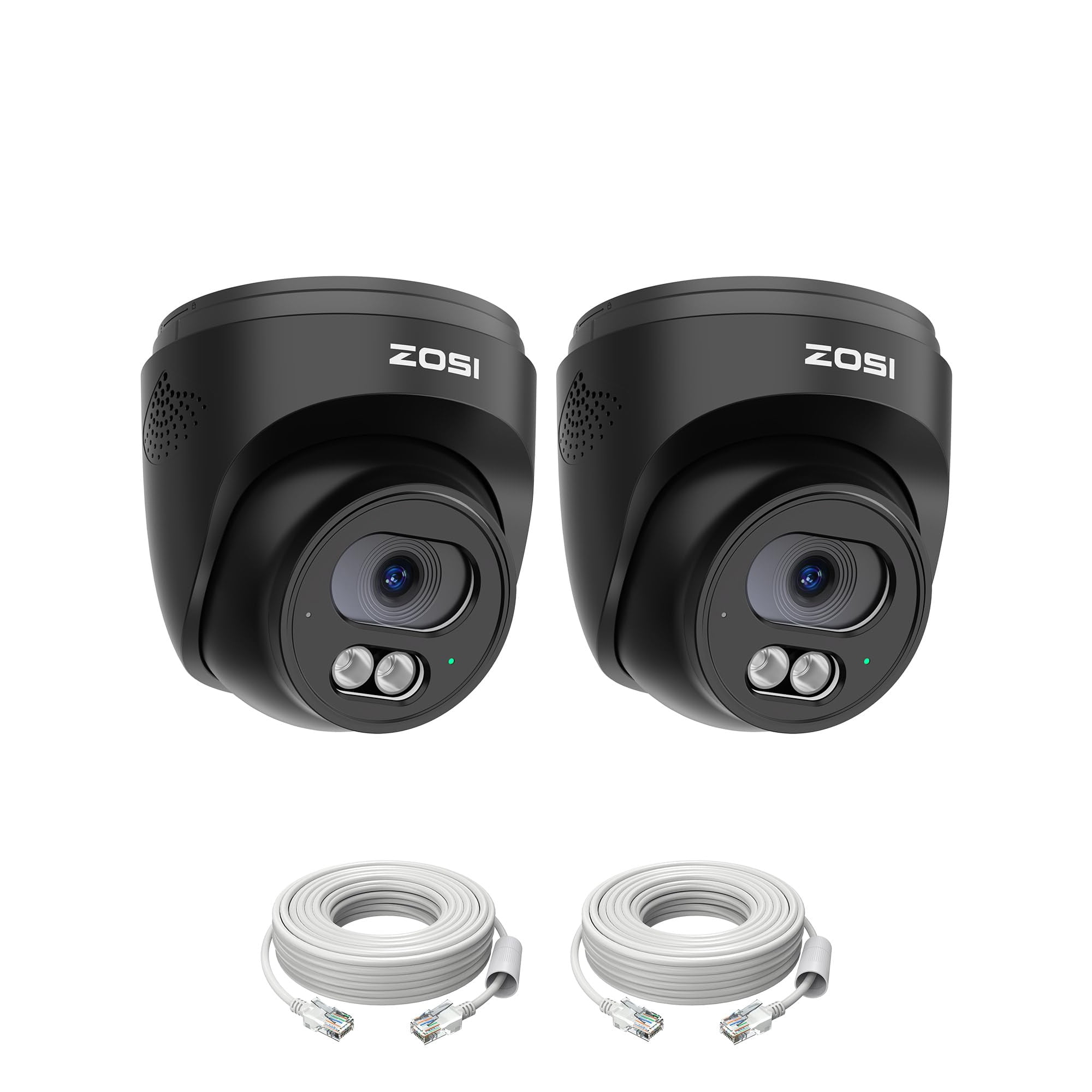 Cámara Ip Zosi C220 De 4 Mp, 2,5 K, Qhd, Poe, Complemento Para Exteriores Con Nvr