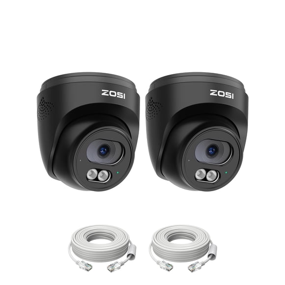 Cámara IP ZOSI C220 de 4 MP, 2,5 K, QHD, PoE, complemento para exteriores con NVR