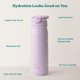 thumbnail image 3 of Botella REDUCE 680 ml Aislada con Tapa Flip‑Top Lila, 3 of 7
