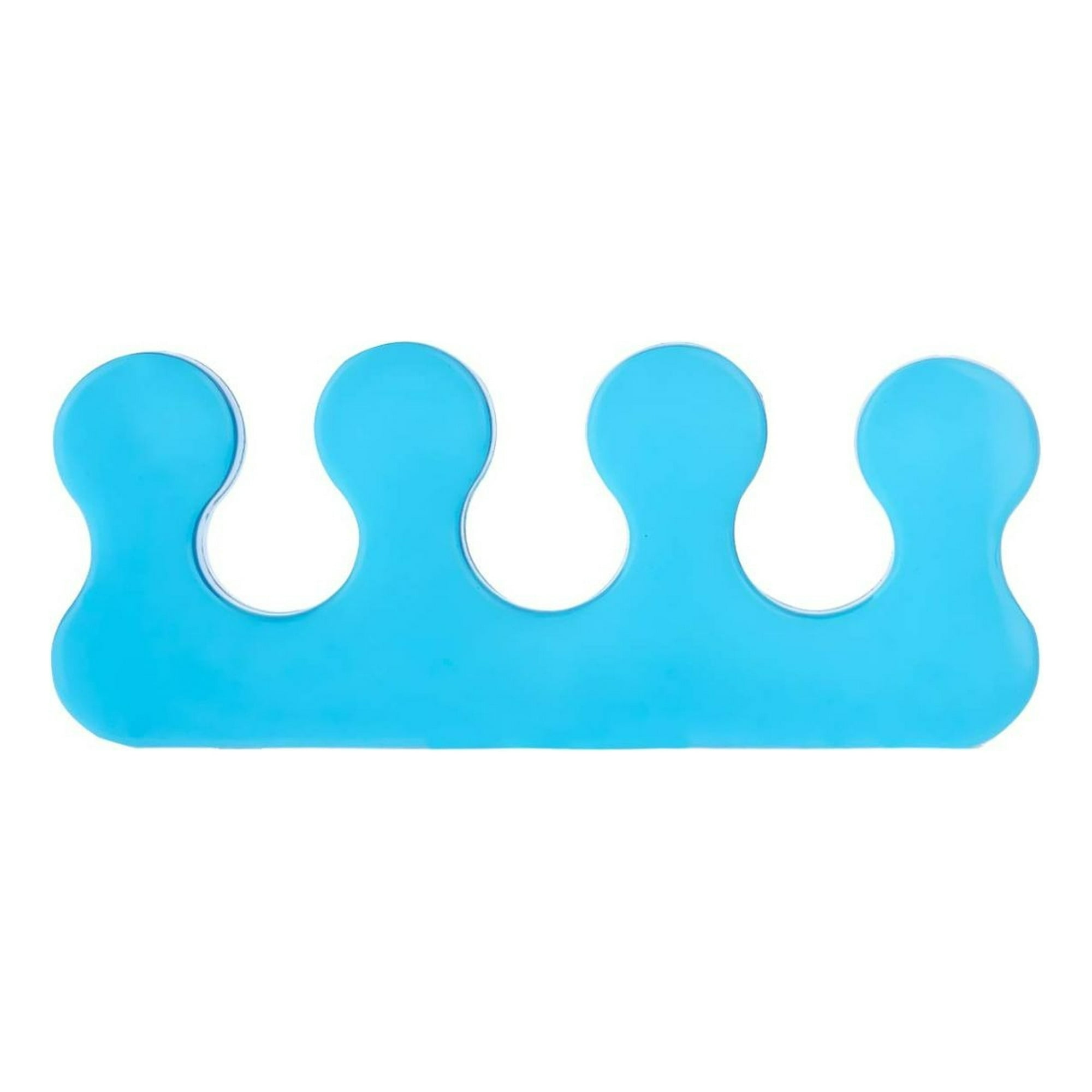 Genérico - Set 7 Separador De Dedos Silicona Multicolor Pedicura Lau