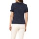 thumbnail image 3 of INSPIRE CHIC Blusa de Mujer para Regreso a Clases con Cuello Peter Pan en Contraste y Mangas Cortas con Lunares XS Azul Marino, 3 of 6