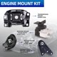 thumbnail image 3 of Juego de 4 soportes de motor YEOPGYEON para Mazda 3/5 2.0L/2.3L, 3 of 8