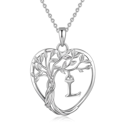 Collar Heshpaws 925 Sterling Silver Eternal Tree Of Life