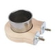 thumbnail image 1 of Soporte De Madera Para Pájaros, Plato De Alimentación Para Pájaros, Bandeja De Comida Para Periquitos, Accesorios Para Jaula, 8cm X 8,5 Cm, 1 of 5