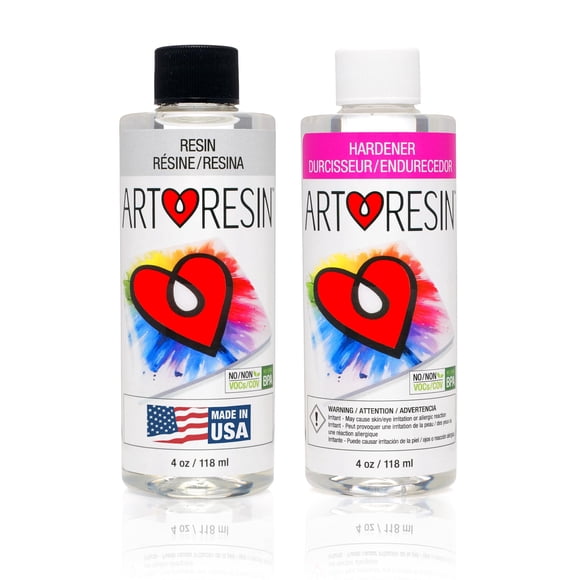 Revestimiento transparente de alto brillo ArtResin de resina epoxi 236 ml para obras de arte