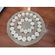 thumbnail image 2 of Alfombra De Yute Bicolor Circulos  Calada 120 Cm Diametro, 2 of 4