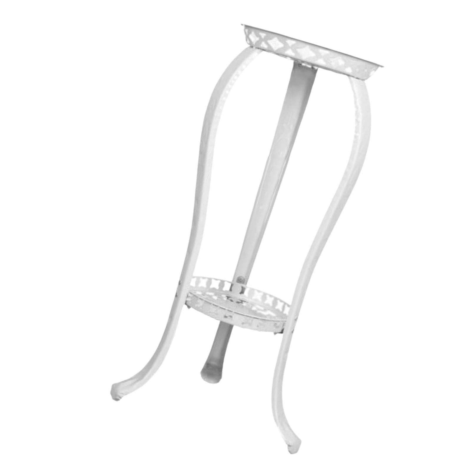 Magideal - Soportes Para Macetas De 32 Pulgadas De Alto Para Dormitorio, Cocina, Balcón, Oficina, Multifunción, Para Interiores Y Exteriores Con Contenedores Blanco