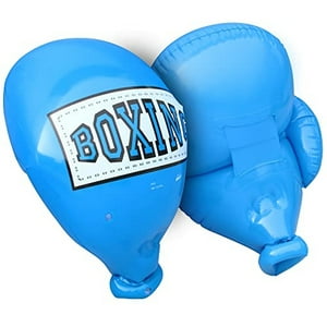 Guantes De Boxeo De Mega Inflables Inflables De Banzai Kids, Azul Rojo Banzai Banzai