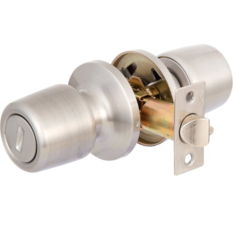 Poli - Cerradura Tubular Pomo 8000Antibacterial Baño/Dormitorio