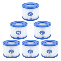 Genérica - Pack 6 Repuesto Cartucho De Filtro Tipo Vi