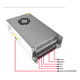 thumbnail image 3 of Fuente De Poder 12v 80a 960w Tranformador 220v Camaras Cinta, 3 of 5