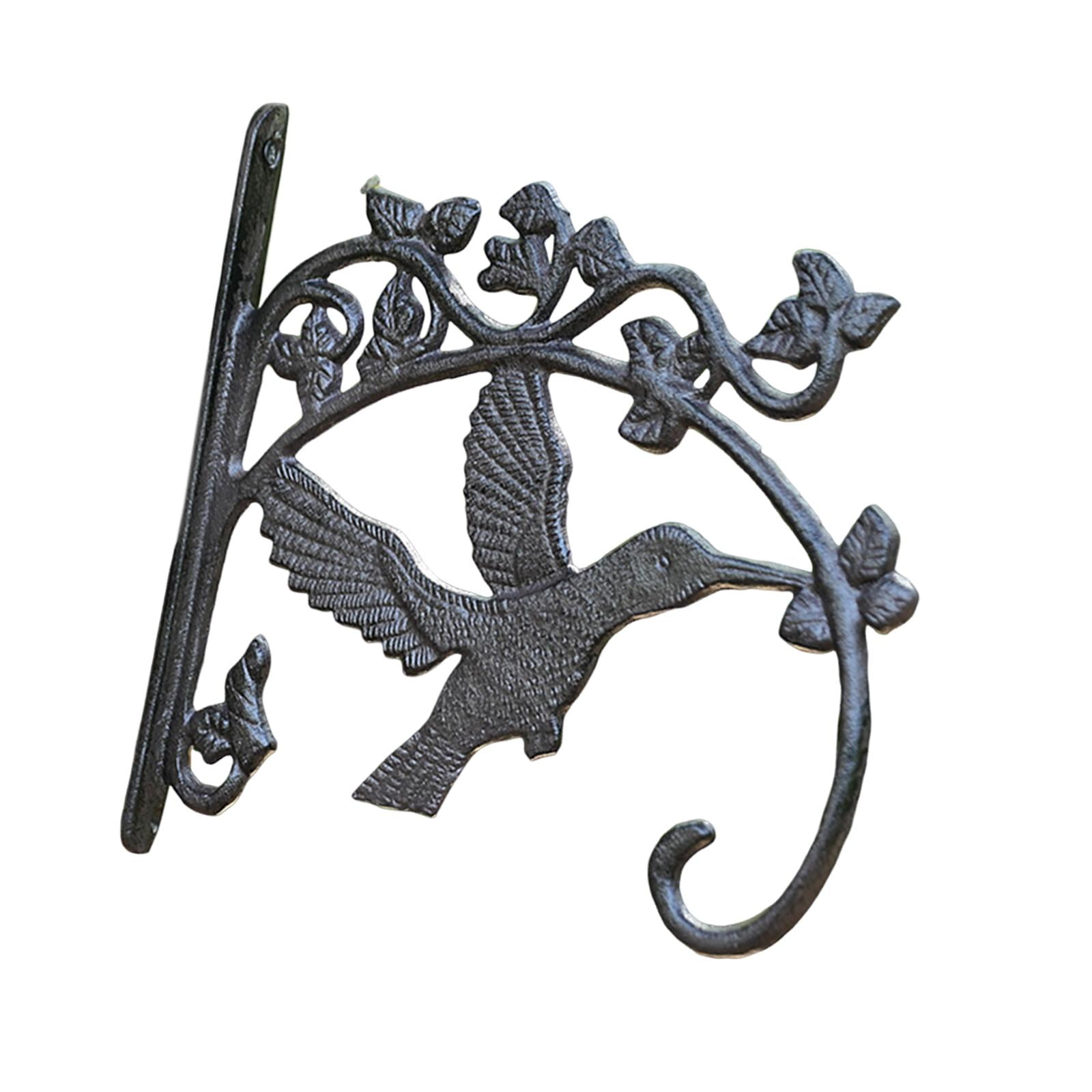 Magideal - Soporte Para Cesta Colgante Colgador De Pared Metálico Gancho Para Cestas Y Soporte Para Maceteros De Fácil Instalación Adecuado Para Adornar Salas D Colibrí