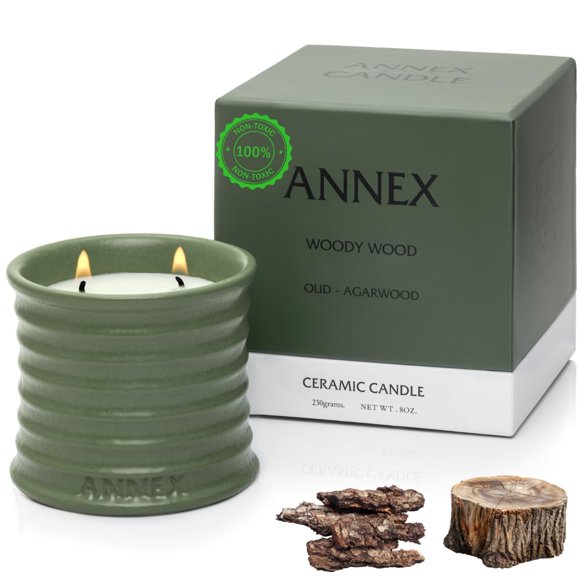 Velas perfumadas de lujo Annex Woody Wood Oud & Agarwood