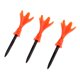 thumbnail image 5 of 3 unidades de golf ajustables tees de golf de plástico giratorio tee de golf tee naranja, 5 of 5
