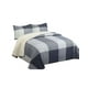 thumbnail image 3 of Quilt con sherpa 2 plaza gris 230 cm x 250 cm J17, 3 of 4
