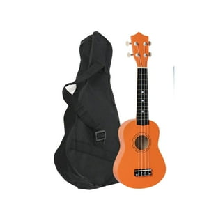 Mobii - Ukelele 21"". Incluye Funda. Color Naranjo