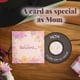 thumbnail image 2 of Tarjeta de felicitación Bee! Tarjeta de cumpleaños para mamá con diseño inspirado en vinilo, 2 of 7