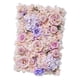 thumbnail image 4 of Flores De Seda Artificial Panel De Pared Banquete De Boda Telón De Fondo Floral Púrpura, 4 of 5