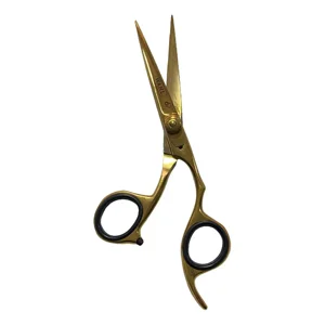 Linastore - Wahl Tijera Convexa Profesional 6,5 Filo Navaja Dorado