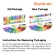 thumbnail image 2 of Lápices de colores en gel Shuttle Art, 24 colores, para niños pequeños, 2 of 8