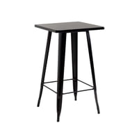 Klik Muebles - Mesa Tolix De Bar 105 Cm De Alto 60X60Cm - Negra