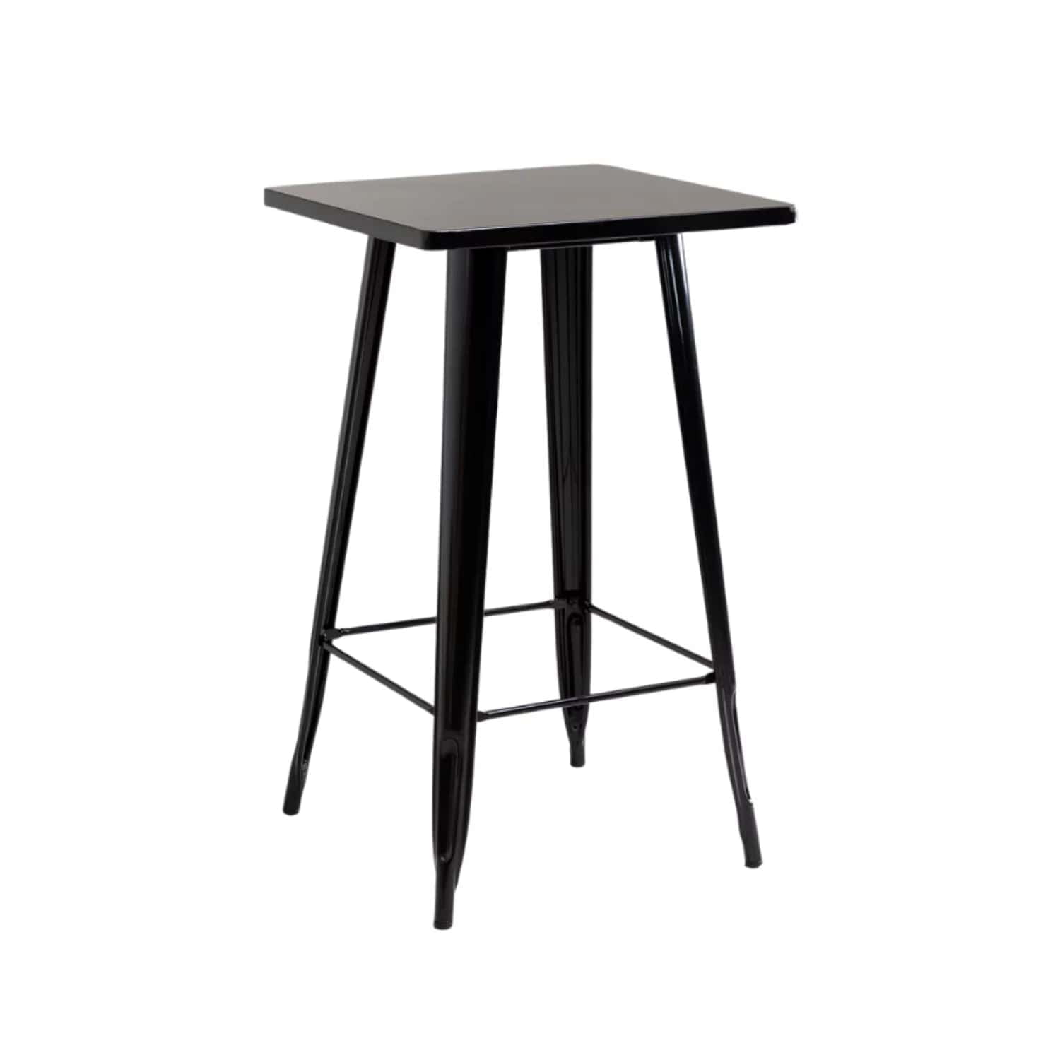 Klik Muebles - Mesa Tolix De Bar 105 Cm De Alto 60x60cm - Negra