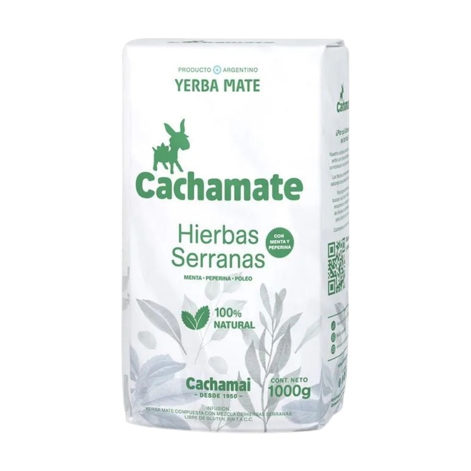 Rakko Natural - Cachamate Yerba Mate Poleo Menta Peperina 1000g