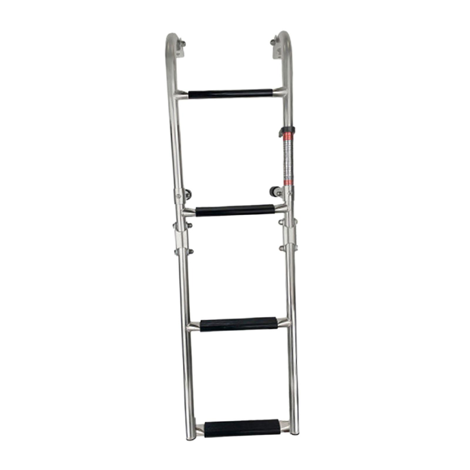 Ioensy - Escalera De Embarque Para Barcos Marinos, Escalera De Baño Plegable Para Bote Pontón