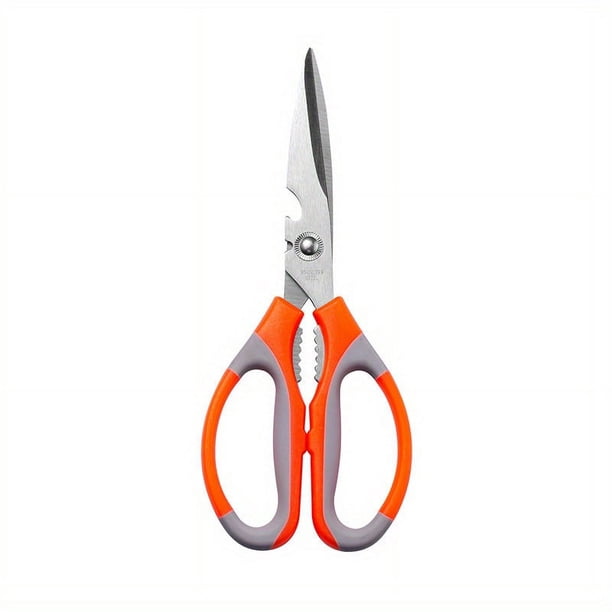 1pc Kitchen Shears Ultra Sharp Stainless Steel Multifunctional Stainless Steel Kitchen Shears Heavy Duty Kitchen Accessories Home